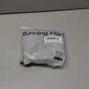 RUNNING GIRL Sports Bras for Women, Medium-High Impact Running Strappy Sports Bra with Removable Pads (Gray, L)