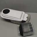 12 Blade All-in-1 Vegetable Chopper Mandoline Slicer with Container, Spiralizer with Containers, Food Chopper, Onion Chopper, Veggie Cutter for Salad, Kitchen Gadgets Accessories Essentials, White