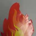 Tenceur 50 Pcs Fire Shaped Placemats Flame Party Supplies for Firefighter Survivor Graduation Halloween Birthday Camping BBQ Party Pentecost Decorations 10.9 x 9.2''