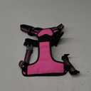 rabbitgoo Dog Harness No Pull with 2 Leash Clips, Adjustable Soft Padded, Reflective Oxford No Choke Pet Vest with Easy Control Handle for Large Dogs, Hot Pink, XL