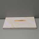 Faucet Mat for Kitchen Sink, Diatomite Stone Drying Sink Protectors, Bathroom Faucet Splash Guard, Quick Dry Water Absorbing, Non-Slip Stone Tray for Kitchen Counter, White, 23.6" x 3.9"