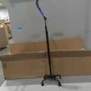 Medline Aluminum Quad Cane with Small Base for Balance, Height Adjustable 29" to 38", Knee Injuries, Surgery Recovery & Mobility, Lightweight Walking Aid for Seniors & Adults, 300 lb Weight Capacity