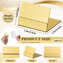 Yaocom 24 Pcs Small Table Number Holders Metal Place Card Holder Vintage Mini Table Number Name Card Display Stand for Wedding Memo Reception Photo Picture Party Restaurant, 1.4 x 1.3 x 1 Inch (Gold)