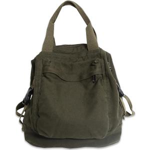 PRLINJSK Mini Canvas Backpack for Women Girls Cute Small Backpack Purse Aesthetic Backpack, Green