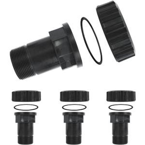 SP1500UNMPAK1 Male Union End Connector Replacement 1-1/2-Inch for fit Hayward CL200,CL220 and CL 220BR Series Pools and Spa Chlorine Feeders-Set of 4