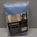 LEMOMO Sky Blue Thermal Blackout Curtains/42 x 95 Inch/Set of 2 Panels Room Darkening Curtains for Bedroom