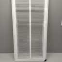 Return Air Filter Grille 14x30,Air Return Vent Cover Grill for 14"W x 30"H Duct Opening,Steel HVAC Vent Covers for Wall and Ceiling,Holds 1" Thick AC Filter