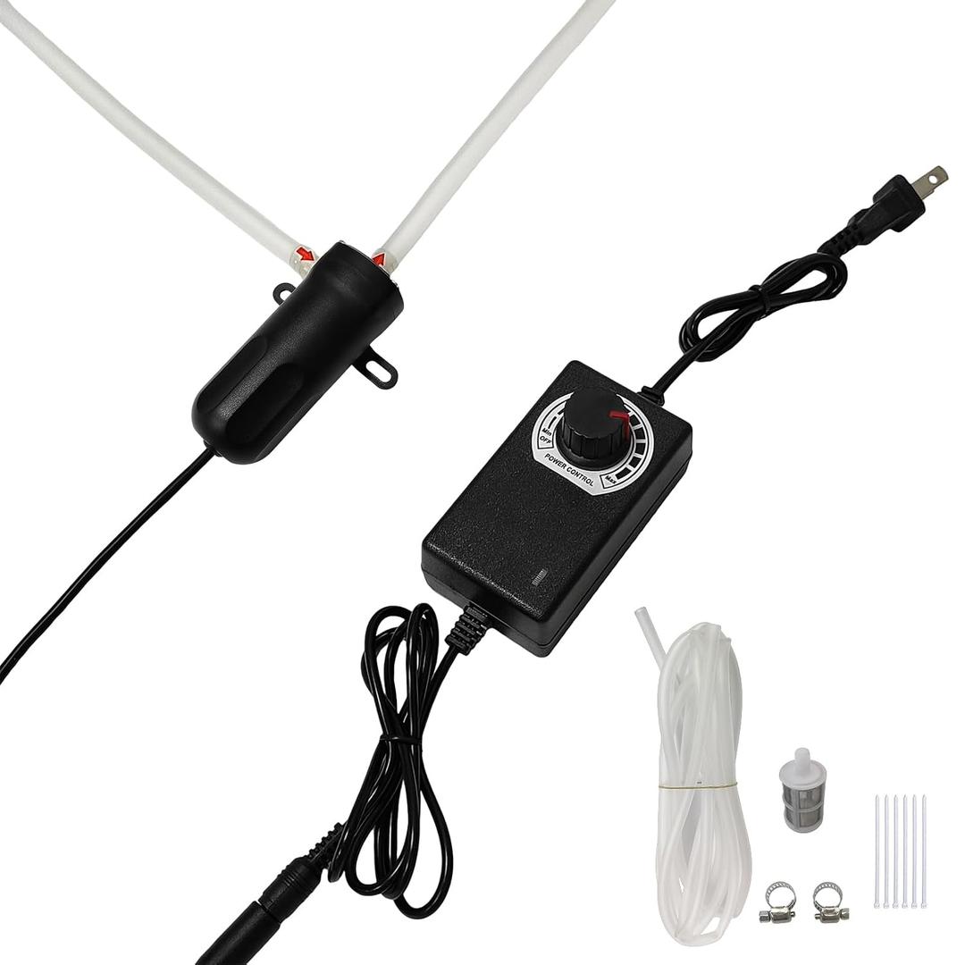 Electric Transfer Pump DC12V Speed Adjustable for 3D Printer Resin Transfer, Multifunctional Water Pump for Ice Maker,Coffee Machine,Water Dispenser Bottling Wine,Beer and Kombucha,Low Noise