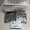 (Tank + Light + Filter + Filter Balls) Turtle Tank Kit, Turtle Tank Starter Kit,Bottom Drainage, Multi-Function Areas for Turtles, Crabs,Fishes, Amphibians,Reptiles. (15.75 x 8.64 x 8.64 Inch)