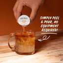 JAVA HOUSE Salted Caramel Latte Cold Brew Coffee Capsules, 1.35 Fluid Ounces (12 Count) Peel and Pour, TSA Approved, Travel Friendly Cold Brew, Hot or Iced (EXP 06/26/26)