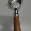 54mm Bottomless Portafilter Breville Compatible Rosewood Handle & Naked 18-21 Gram Filter Basket Included Fits Barista Express, Pro, Touch, Bambino Plus, Infuser, Duo Temp Pro Impress