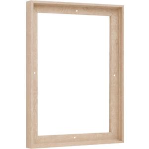 Pixy Canvas Floater Frame 16x20 for 3/4 (0.75) inch Deep Canvas Paintings/Canvas Prints/Wood Canvas Panels/Wall Art/Wall Decor/Home Decor/Artwork (Nordic White Oak, 16 x 20 inch, Portrait)