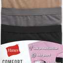 Hanes womens Brief Panties Pack, Classic Cotton Brief Underwear (Retired Options, Colors May Vary) (6)