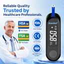 Glucose Monitor Kit, Diabetes Testing Kit, Blood Glucose Meter, 50 Glucometer Strips, 50 Lancets, Test Strips Blood Sugar Meter Glucometer