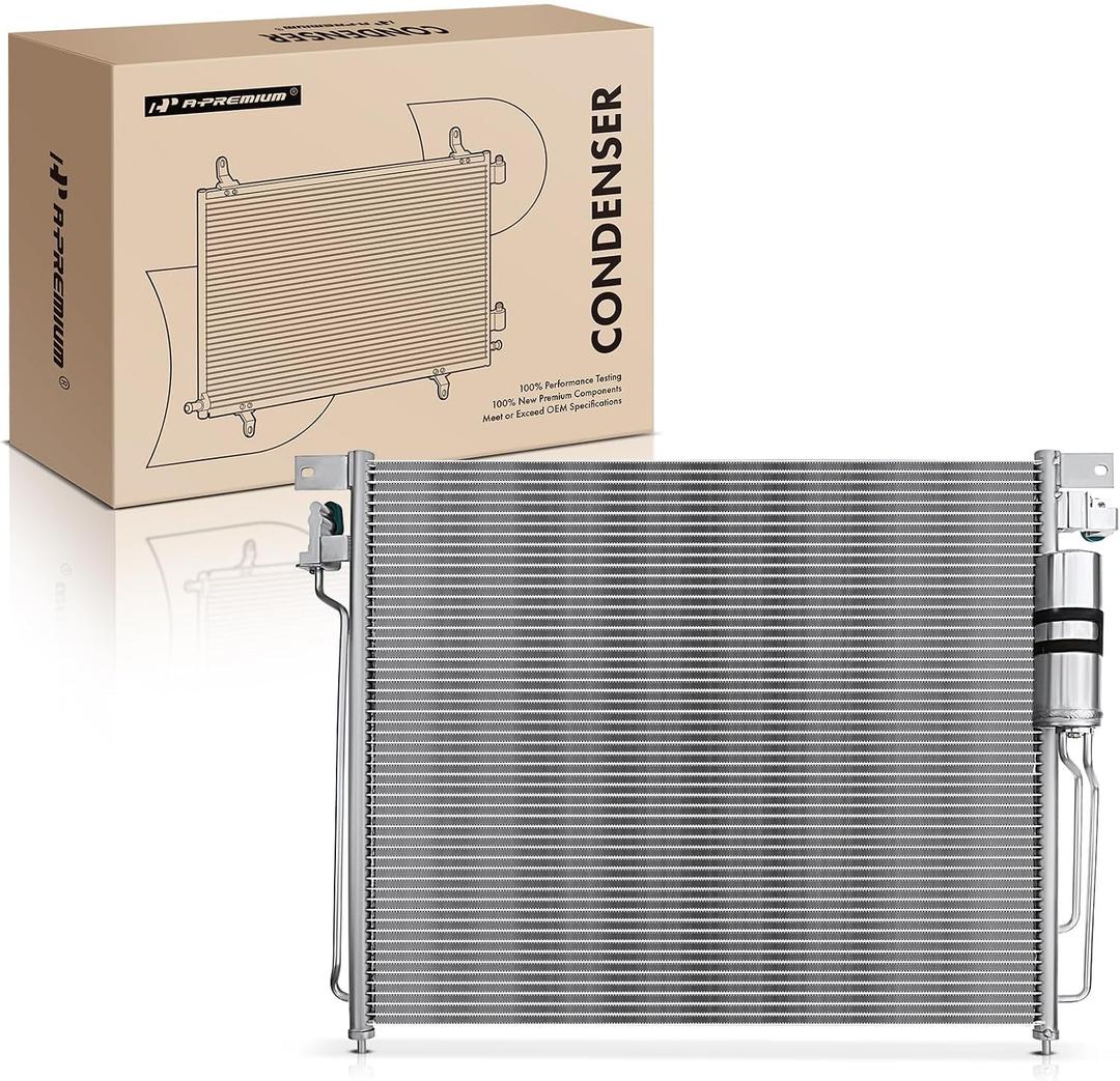 A-Premium Air Conditioning A/C Condenser Compatible with Nissan Frontier 05-19, Pathfinder 05-07, Xterra 05-15 & Suzuki Equator 09-12