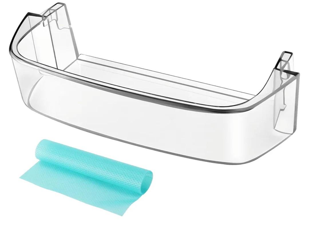 WPW10430639 W10324876 Freezer Refrigerator Door Shelf Bin Compatible with Whirl-pool Ken-more Refrigerator Side Door Shelves Replacement, Replaces W10430639 WPW10430639VP By MIFLUS