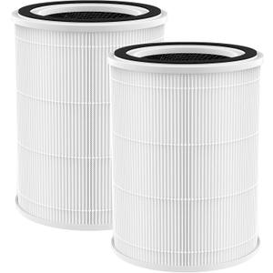 TPAP001 H13 True HEPA Replacement Filter, Only Compatible with TOPPIN TPAP001 Comfy Air C2 Air Purifier, 4-in-1 HEPA Air Filter, Part # TPFF001Not Fit Kokofit KJ510B & TPAP002 TPAP004 TPAP005