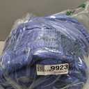 Exclusivo Mezcla Queen Size Flannel Fleece Blanket, Super Soft Striped Jacquard Bed Blanket, Lightweight Fuzzy Cozy for All Seasons, 90x90 Inches, Cobalt Blue