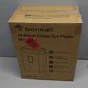 Bonsaii 10-Sheet Cross Cut Paper Shredder, 5.5 Gal Home Office Heavy Duty Shredder for Credit Card, Staple, Clip with Transparent Window(C209-D)