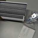 Window Blind Dual Layer Polyester Zebra Roller Light Filtering Sheer Shades Window Treatments Privacy Light Control for Day and Night(W35 x H72(Inch), Grey)