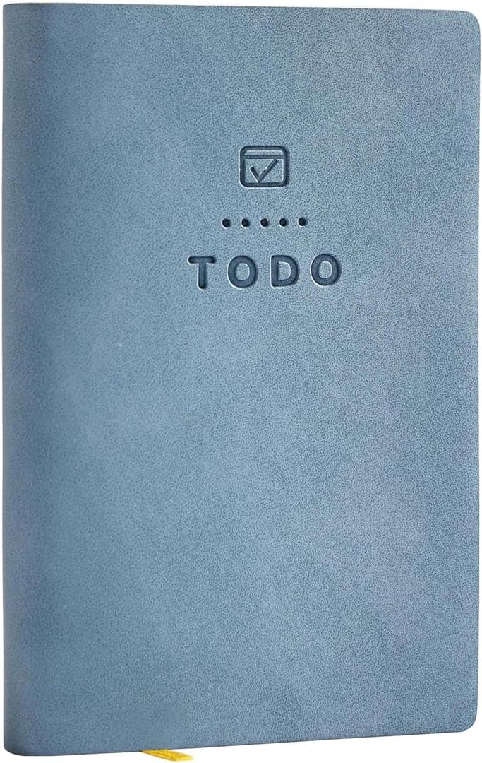 Tiita to Do List Notebook 98 Pages Daily to Do List Notepad for Work Pocket to Do List Undated Daily Planner 4.2"x 2.8" Small Checklist Notebook Blue