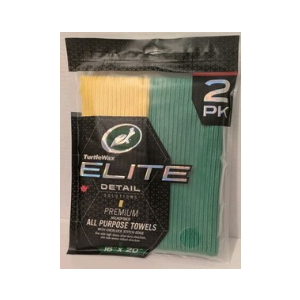 Turle Wax Elite Detail All Purpose Towels 16x20 in 2 Pack
