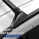 260LBS Heavy Duty Roof Rack Crossbars for 2019-2025 RAV4 (NOT for Adventurer and TRD Off-Road) with Anti-Theft Lock, Aluminum Cross Bars Rooftop Luggage Kayaks Bicycles Snowboard Canoe Carrier