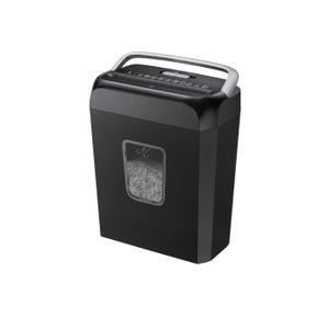 Bonsaii 6-Sheet Crosscut Paper Shredder for Home Use, Small Paper Shredder for Home Office, Portable Document Shredder with 3.4 Gal Wastebasket (C237-B)