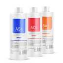 Aqua Peeling Solution AS1, SA2, and AO3 for Facial Cleansing, Top Salon Skin Scrub, Hydra Skin Scrub Special, Small Bubble Solution (3 Bottle x 400ml)