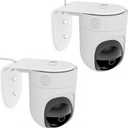 2 Pack Metal Wall Mount Compatible with Eufy Security Indoor Cam E220 and Eufy P24, Provide Better Viewing Angles