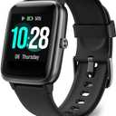 OCTANDRA Move VeryFitPro Smart Watch HR Heart Rate Sleep Monitor IP68 Waterproof Activity Fitness Tracker Step Counter Pedometer Exercise Running Watch Fitness Watches for Men & Women (ID205L) (Black)