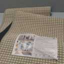 Kitchen Rugs Non Slip Washable, Rubber Backing Soft Chenille Braided Kitchen Mats for Floor, Super Absorbent Kitchen Runner Rug Standing Mat Sink Mat, Easy to Clean, Brown 17"x47"