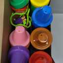 Learning Resources Rainbow Sorting Crayons - 56 Pieces, Ages 3+ Kids Crayons, Early Color Recognition & Sorting, Toddler Sort and Stacking Toys 1 Peace Lost