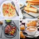 Wildone 60-Piece Black Silverware Set, Stainless Steel Flatware Square Cutlery Set Service for 12, Eating Utensils Include Knife Fork Spoon, Mirror Polished & Dishwasher Safe