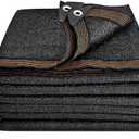 winemana 70% Black Shade Cloth, 20 x 30 FT Durable Mesh Tarp with Grommets, Resistant Garden Sun Shade Netting with Taped Edge for Plant Cover, Greenhouse, Patio, Tomatoes, Chicken Coop, Barn Kennel