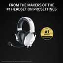 Razer BlackShark V2 X Gaming Headset: 7.1 Surround Sound - 50mm Drivers - Memory Foam Cushion - for PC, Mac, PS4, PS5, Switch - 3.5mm Audio Jack - White