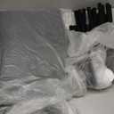 Large Dog House Indoor with Plush Cushion, Dog Kennel for Inside with Sturdy Frame, Waterproof Pet House Suitable for Small Medium Dogs, 27x21x27in, Gray