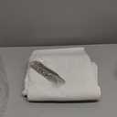 Naturoom Natural Linen Shower Curtain, Country Boho Farmhouse Bath Decor Beige Shower Curtains for Bathroom Neutral Cloth Weighted Textured Fabric Bath Curtain Liner with Hooks, Cream, 72 Inch