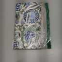 Boho Navy Blue Pillow Covers 22x22 Inch Set of 2 Blue Sage Green Floral Throw Pillows Vintage Flower Outdoor Farmhouse Decoration Pillow Cases Cotton Cushion Cover Decor for Couch Sofa Bed