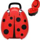 My Carry Potty - Ladybug Travel Potty, Award-Winning Portable Toddler Toilet Seat for Kids to Take Everywhere