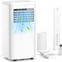 ZAFRO 8000 BTU Portable Air Conditioners for Room up 350 Sq. Ft Portable Ac Quiet Unit with Cooling, Dehumidifier, Fan, Sleep Mode,Remote Control