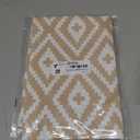 Smiry Rectangle Table Cloth Cover, Waterproof Elastic Fitted Picnic Tablecloth for 4 Foot Tables, Wipeable Flannel Backed Vinyl Tablecloths for Camping, Dining, Outdoor (Beige Wood, 30" x 48")