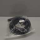 1 Inch Pond Tubing  10ft Flexible PVC Corrugated Pond Hose with 2 Stainless Steel Hose Clamps, Kink-Proof Black Plastic Pump Tubing for Garden Ponds, Waterfalls, Filters & Drainage