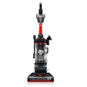 Dirt Devil Multi-Surface Rewind+ Bagless Upright Vacuum Cleaner Machine with Cord Rewind, UD76800V + 32 oz Carpet Powder, Room Refresher, Spring Meadows Scent, AD31210
