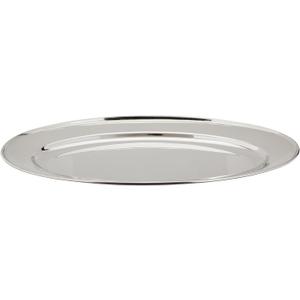 Winco OPL-16 Stainless Steel Oval Platter, 16-Inch by 10.25-Inch