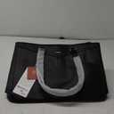 LOVEVOOK Laptop Tote Bag for Women 15.6 Inch Waterproof Leather Computer Bags Business Office Work Briefcase Black