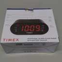 Timex T231G AM/FM Dual Alarm Clock Radio with 1.2-Inch Display and Line-in Jack (Gunmetal) (Black)