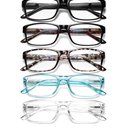 Gaoye Professional Reading Glasses for All Day - Computer Readers with Blue Light Protection - Value Pack