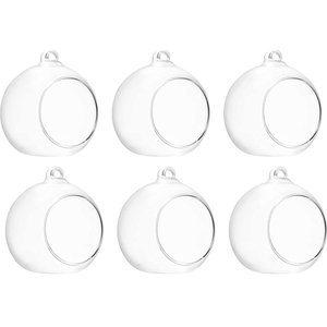 Hanging Glass Candle Holder, Globe Glass Tea Light Holder, Hanging Glass Vase, Flower Plants Terrarium, Glass Orbs Container