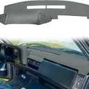Dash Cover Mat for Chevy Chevrolet Silverado/GMC Sierra C1500 C2500 C3500 K1500 K2500 K3500 Pickup Truck 1988-1994, 1992-94 GMC Yukon/Chevy Blazer Suburban Dashboard Pad Carpet(88-94 Dark Gray) Y25